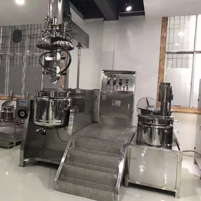 화장품을 위한 안정되어 있는 7.5KW 진공 유화제 균질화기 믹서