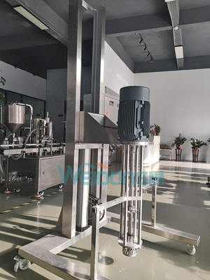 5L-2000L 화장품 에뮬레이터 믹서 0.37kw-15kw 모터 휴대용 공기 승강장